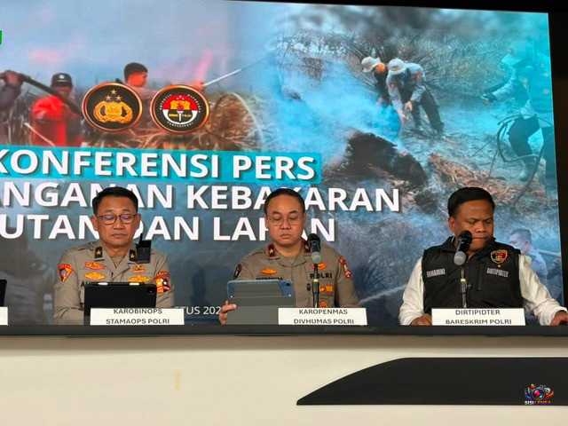 72 Orang Jadi Tersangka Karhutla di Kalimantan dan Sumatera, Polisi Ungkap Modus Bakar Lahan agar Hemat Biaya