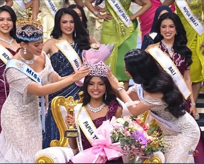 Alda Callista dari Papua Tengah Raih Mahkota Miss Indonesia 2026